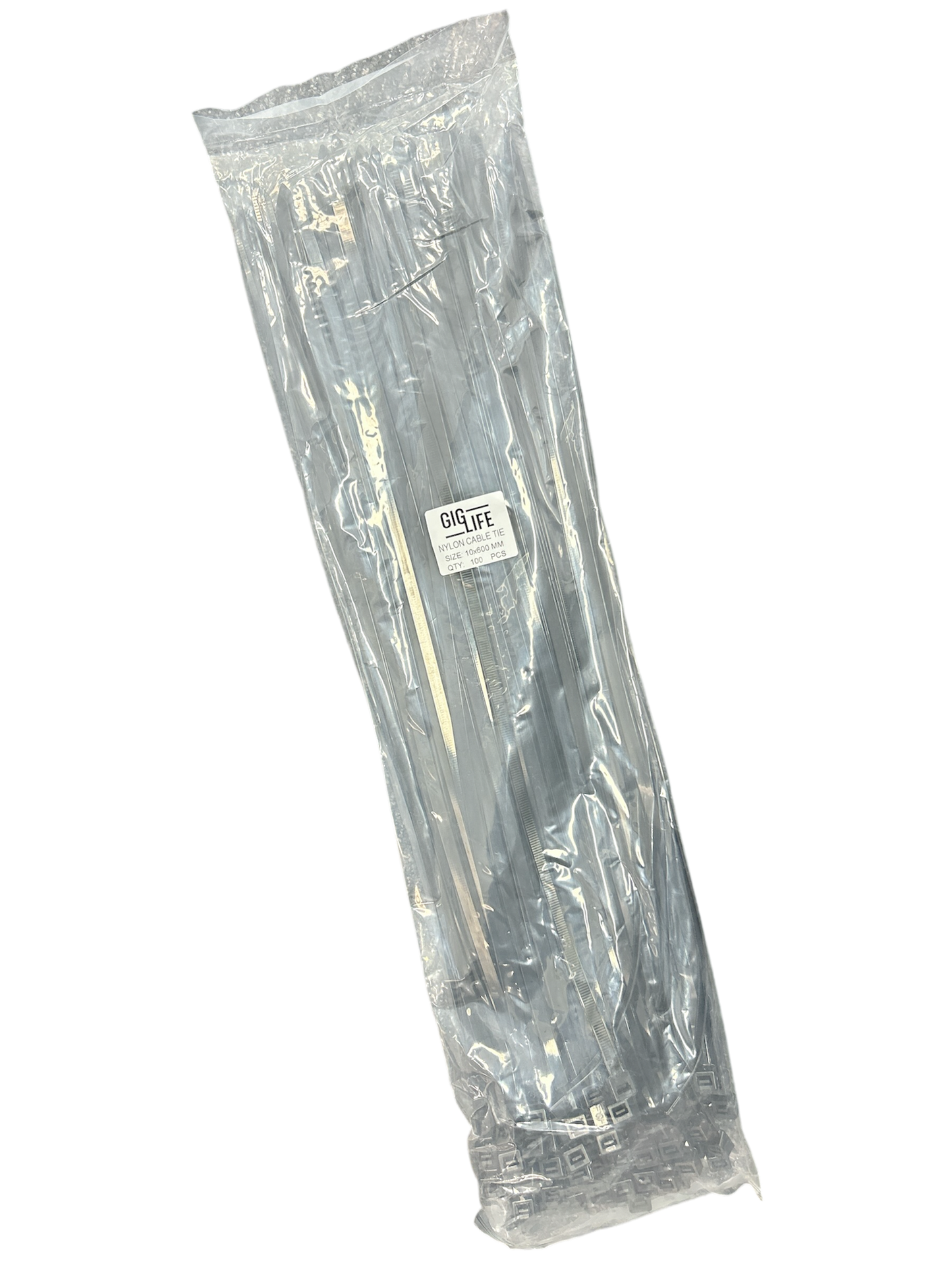 Cable Ties - Black - 10mm x 600mm Long - Pack of 100