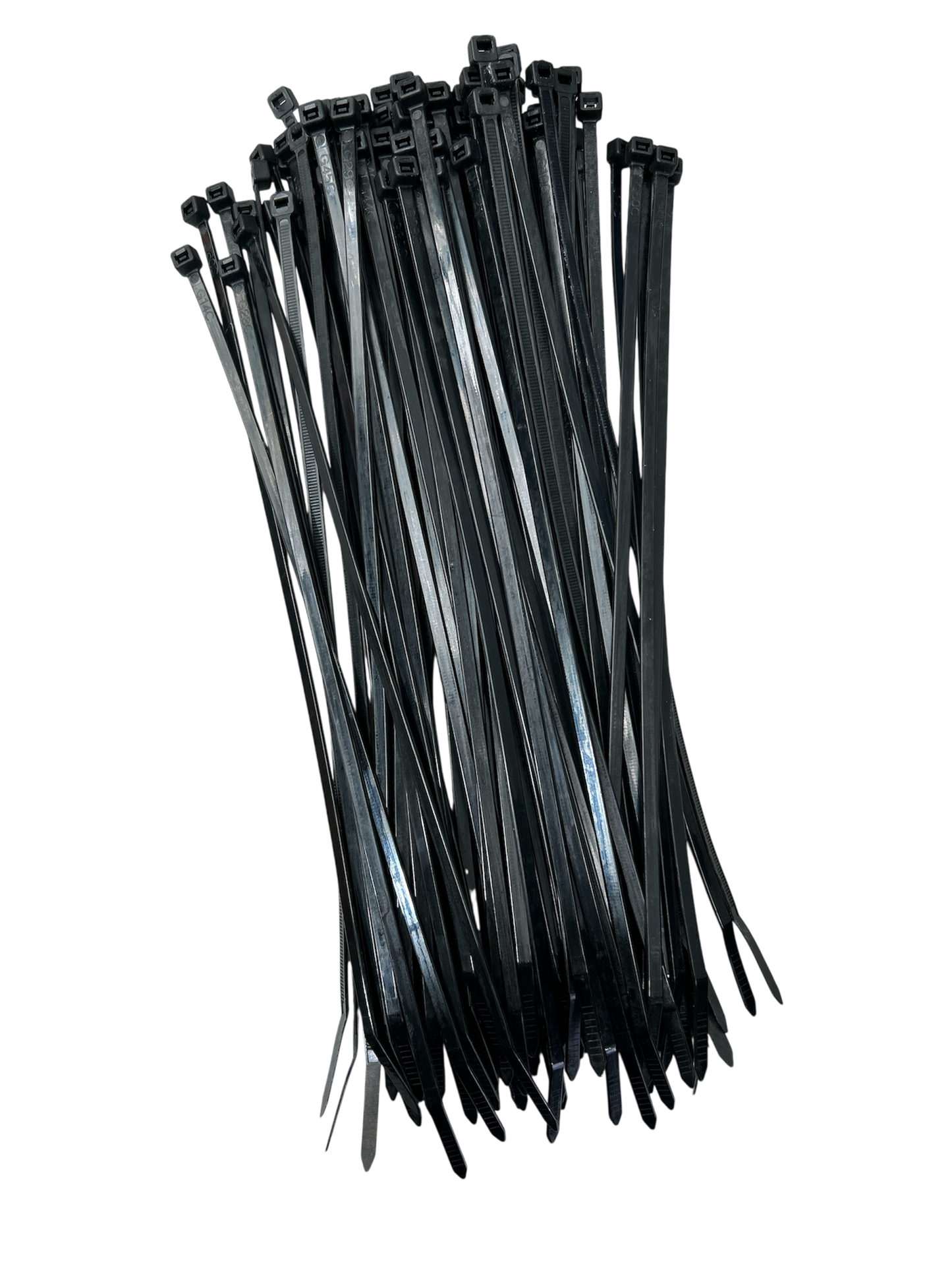 Cable Ties - Black - 4.8mm x 300mm Long - Pack of 100