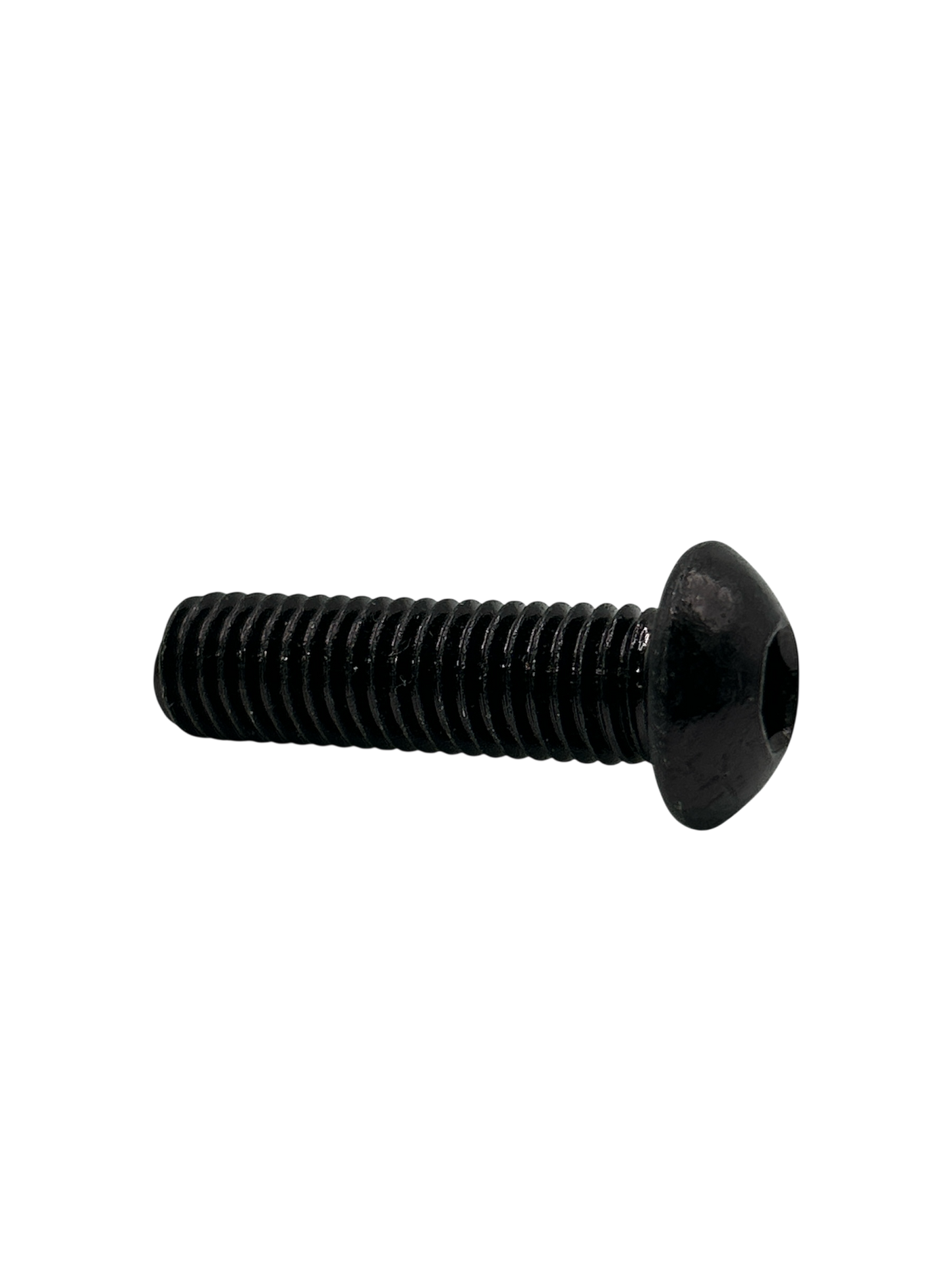 M10 Button Head Bolt - 35mm Length / 6mm hex - Black
