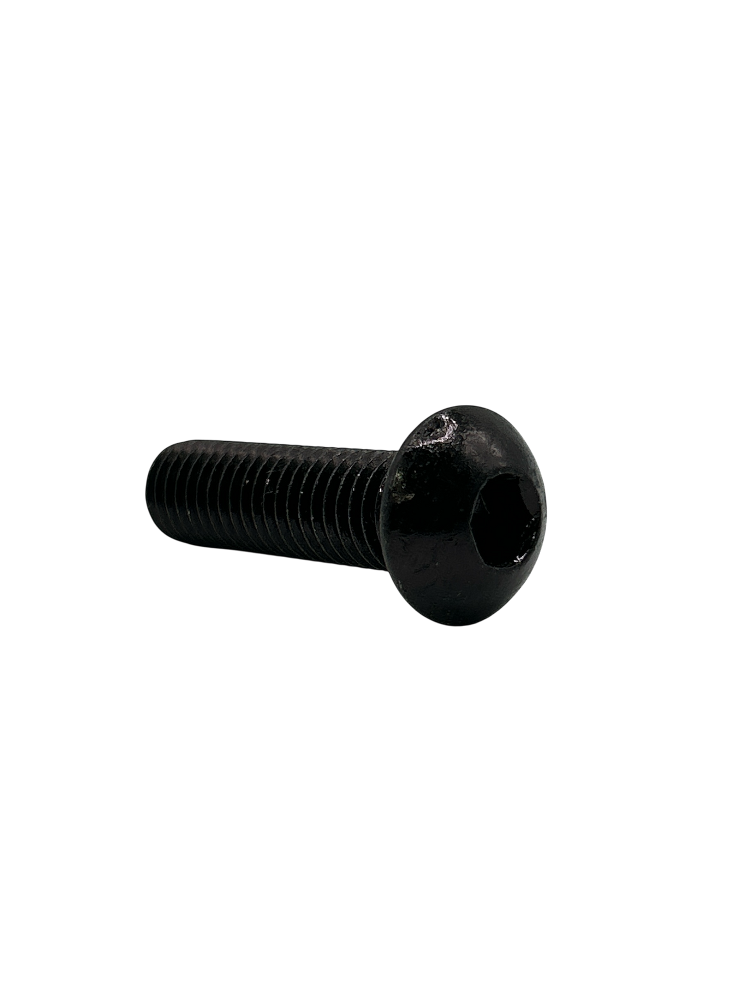 M10 Button Head Bolt - 35mm Length / 6mm hex - Black