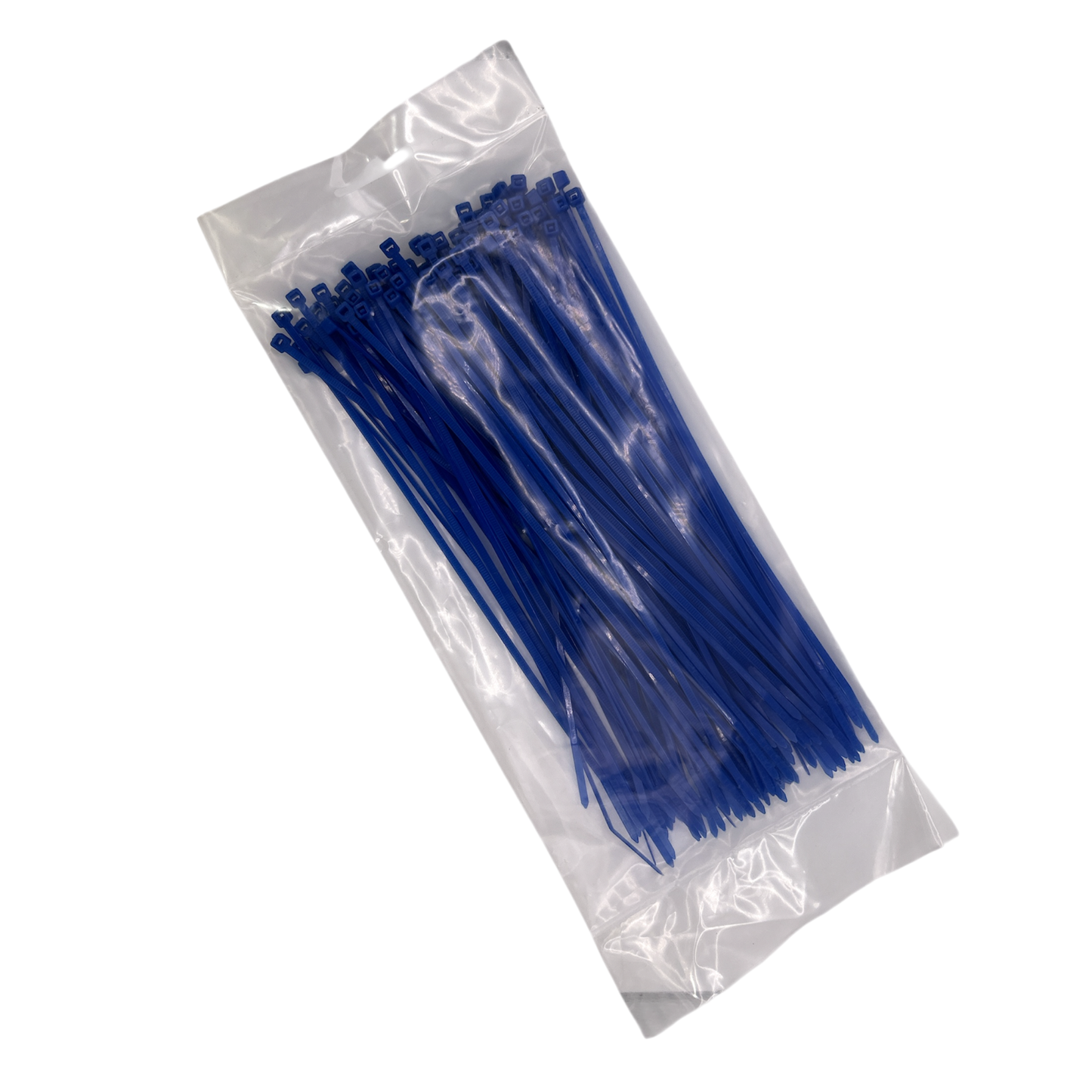Cable Ties - Blue - 2.5mm x 200mm Long - Pack of 100