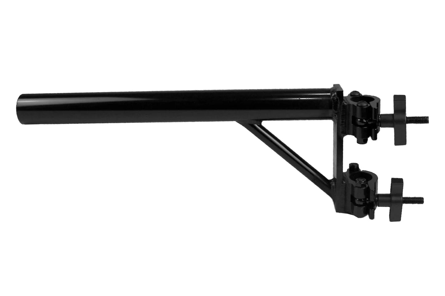 Event Lighting - BOOMARM205B - 0.5m Boom Arm Pole with Double Pipe Clamp (Black)