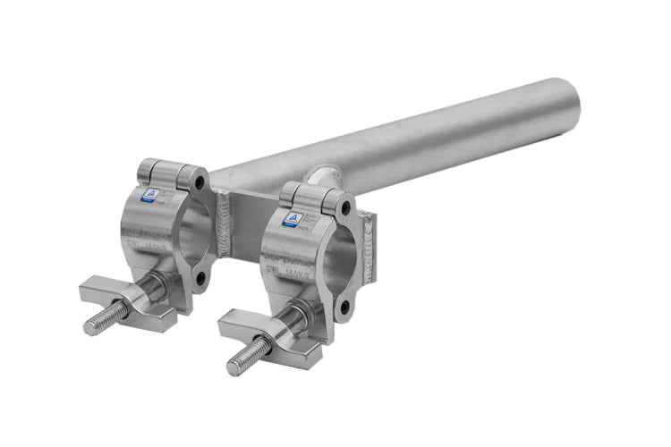 Event Lighting - BOOMARM205 - 0.5m Boom Arm Pole with Double Pipe Clamp