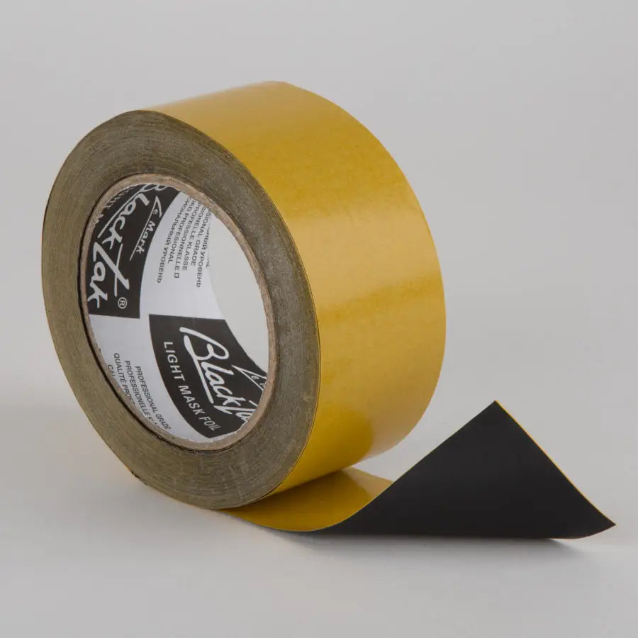 Le Mark - BlackTak Light Masking Foil Tape (black wrap) - Matte Black - 50mm x 25mm
