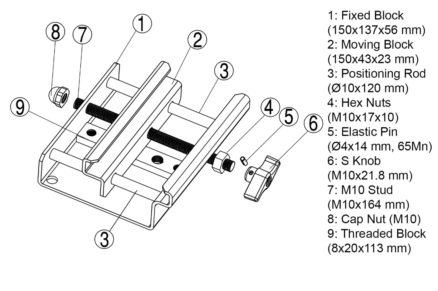 Event Lighting - CLAMPB160 - Universal Marquee Beam Clamp