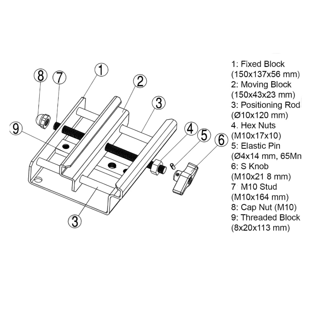 Event Lighting - CLAMPB160 - Universal Marquee Beam Clamp