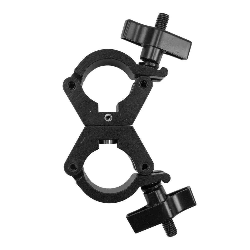 Event Lighting - CLAMPDP30B - Aluminium Double Swivel Pipe Clamp (Suits 30-35mm) - Black