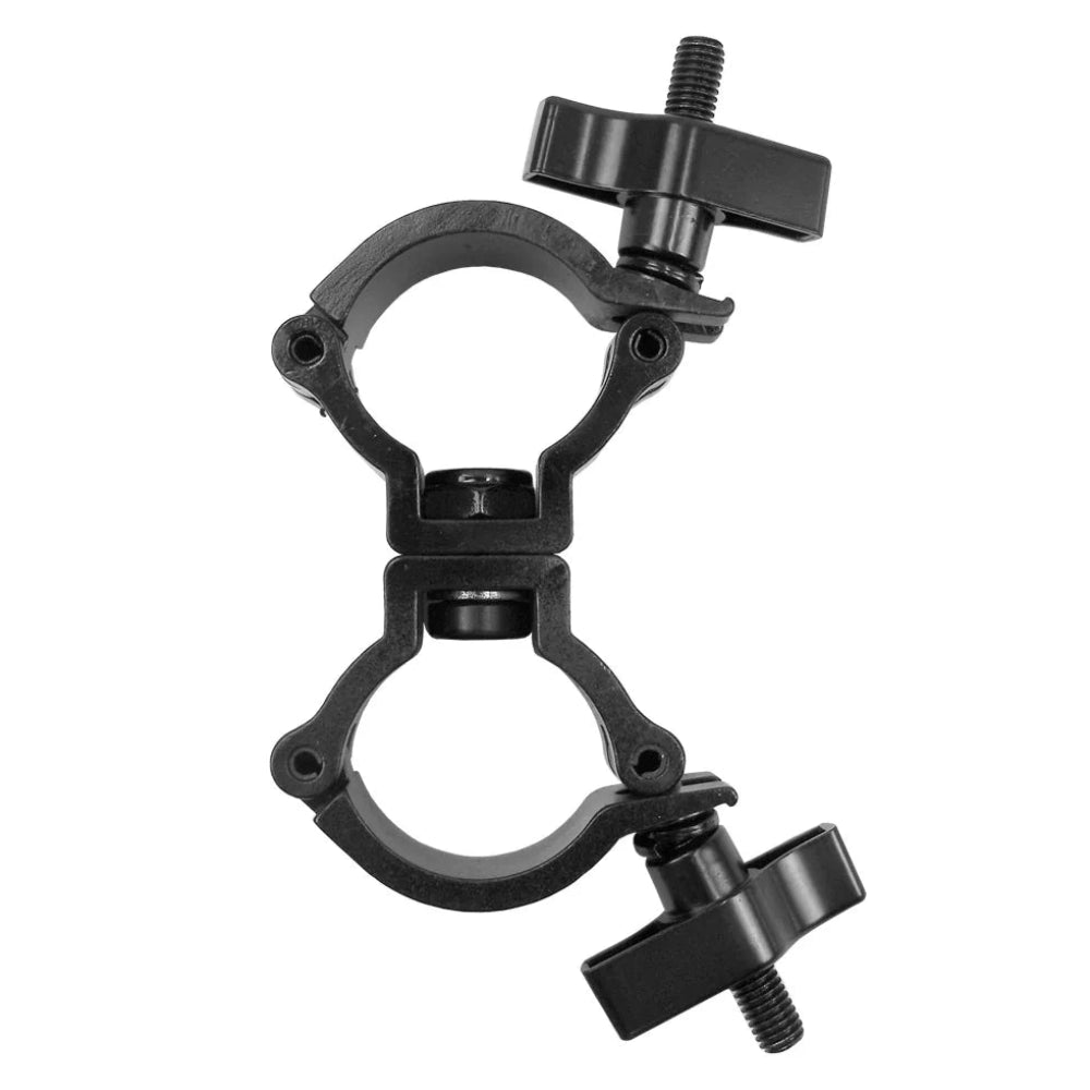 Event Lighting - CLAMPDP38B - Aluminium Double Swivel Pipe Clamp (Suits 35-40mm) - Black