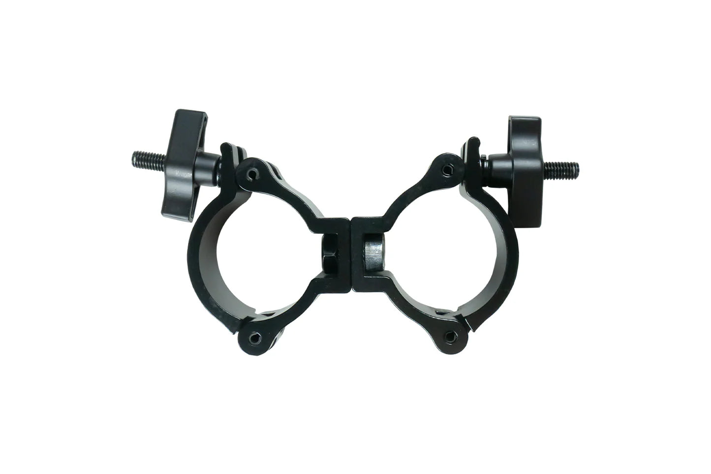 Event Lighting - CLAMPDP50L - Aluminium Double Swivel Pipe Clamp (Suits 46-51mm) - Black