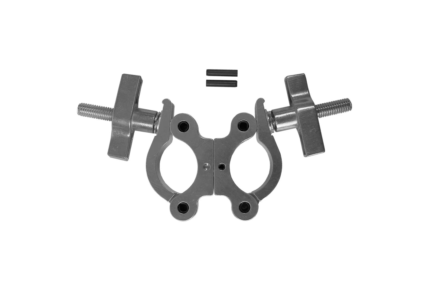 Event Lighting - CLAMPDP50S - Aluminium Double Swivel Pipe Clamp (Suits 38-51mm) - Silver