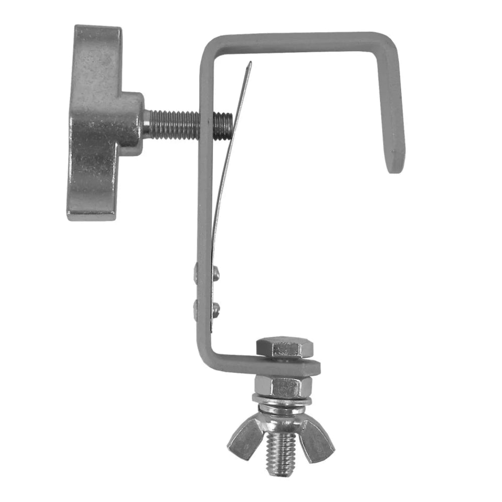 Event Lighting - CLAMPG50LS - Steel Hook Clamp (Suits 35-51mm) with truss protector - Silver