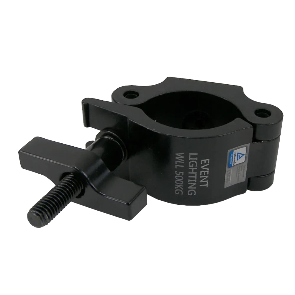 Event Lighting - CLAMPP60 - Aluminium Pipe Clamp (Suits 58-61mm) - Black