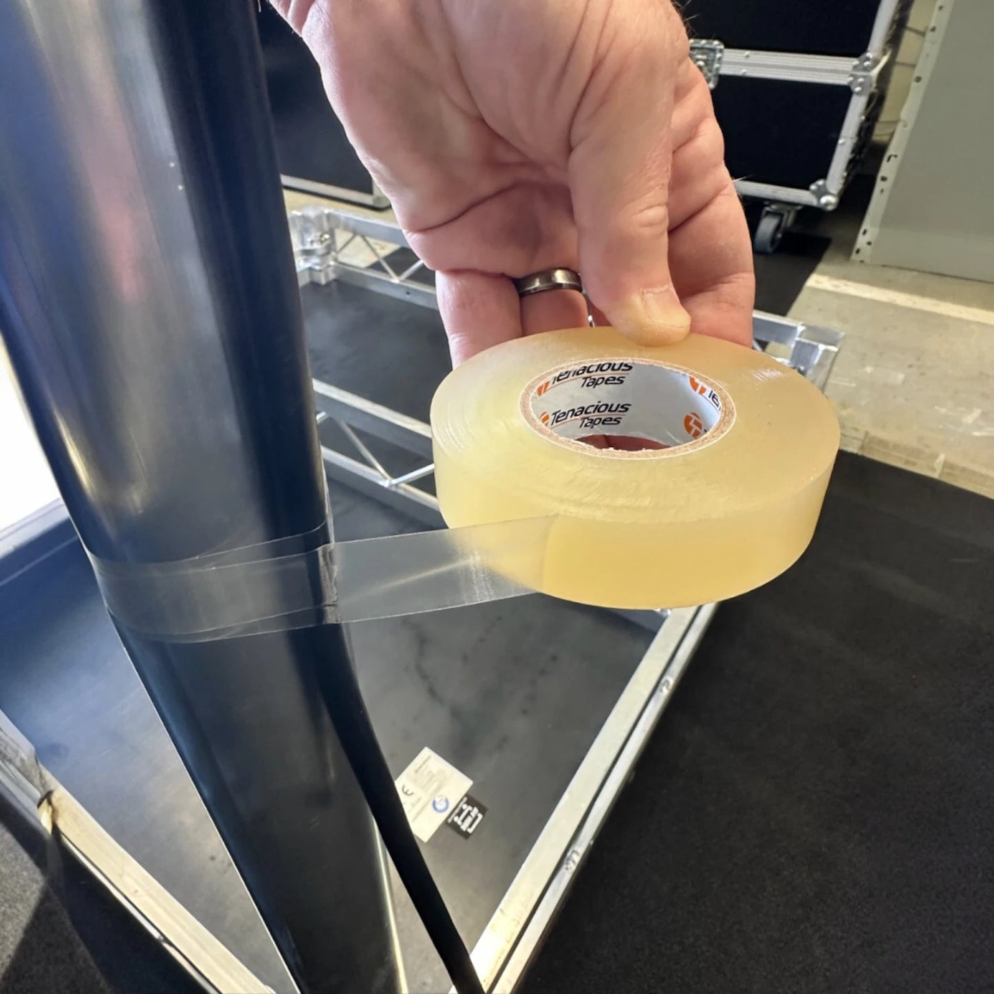 Tenacious GT6 Electrical Tape - Clear / Translucent - 19mm x 20m