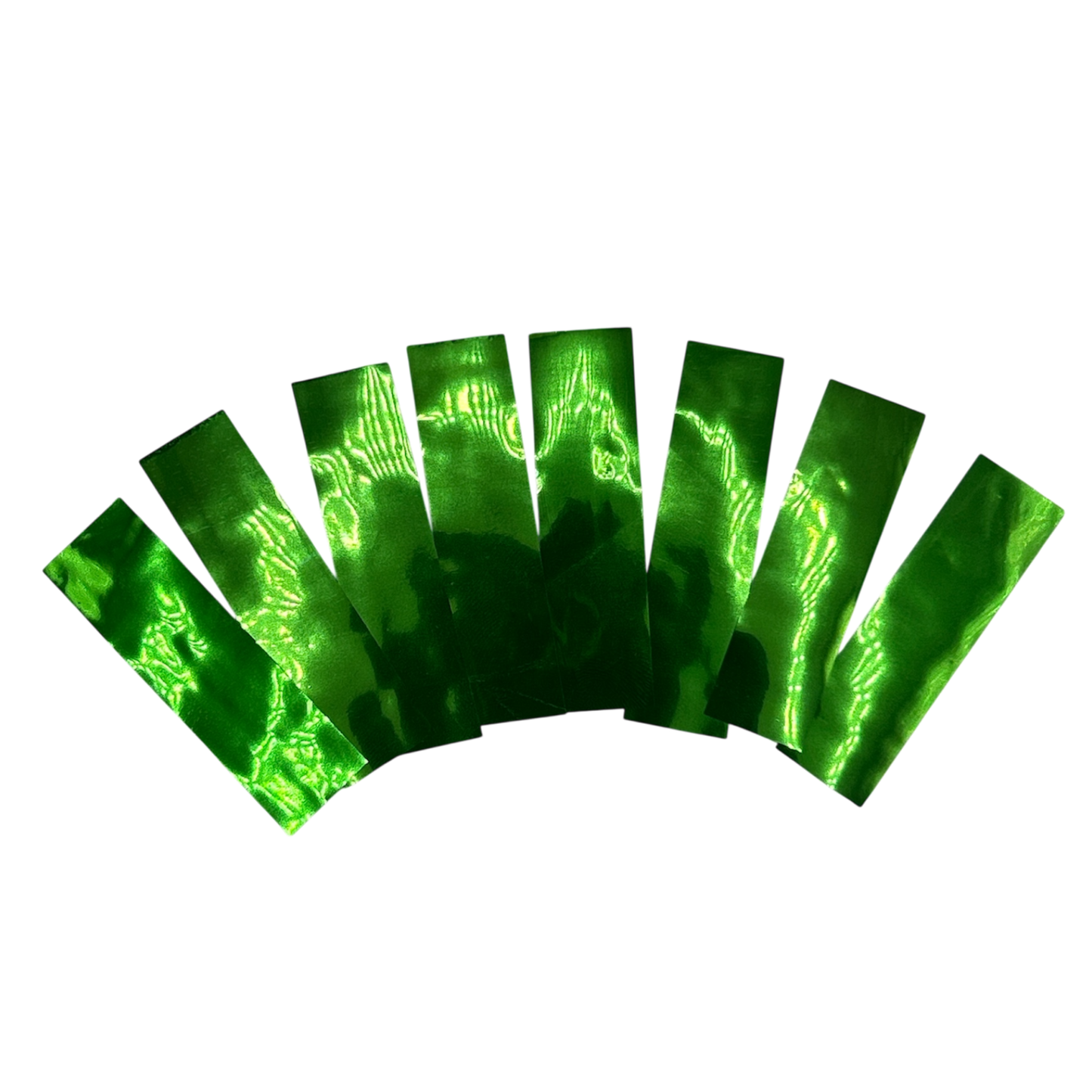 Mylar Flutter / Confetti - Flame Proof - 5cm x 1.5cm Rectangles - Dark Green - 1kg Bag