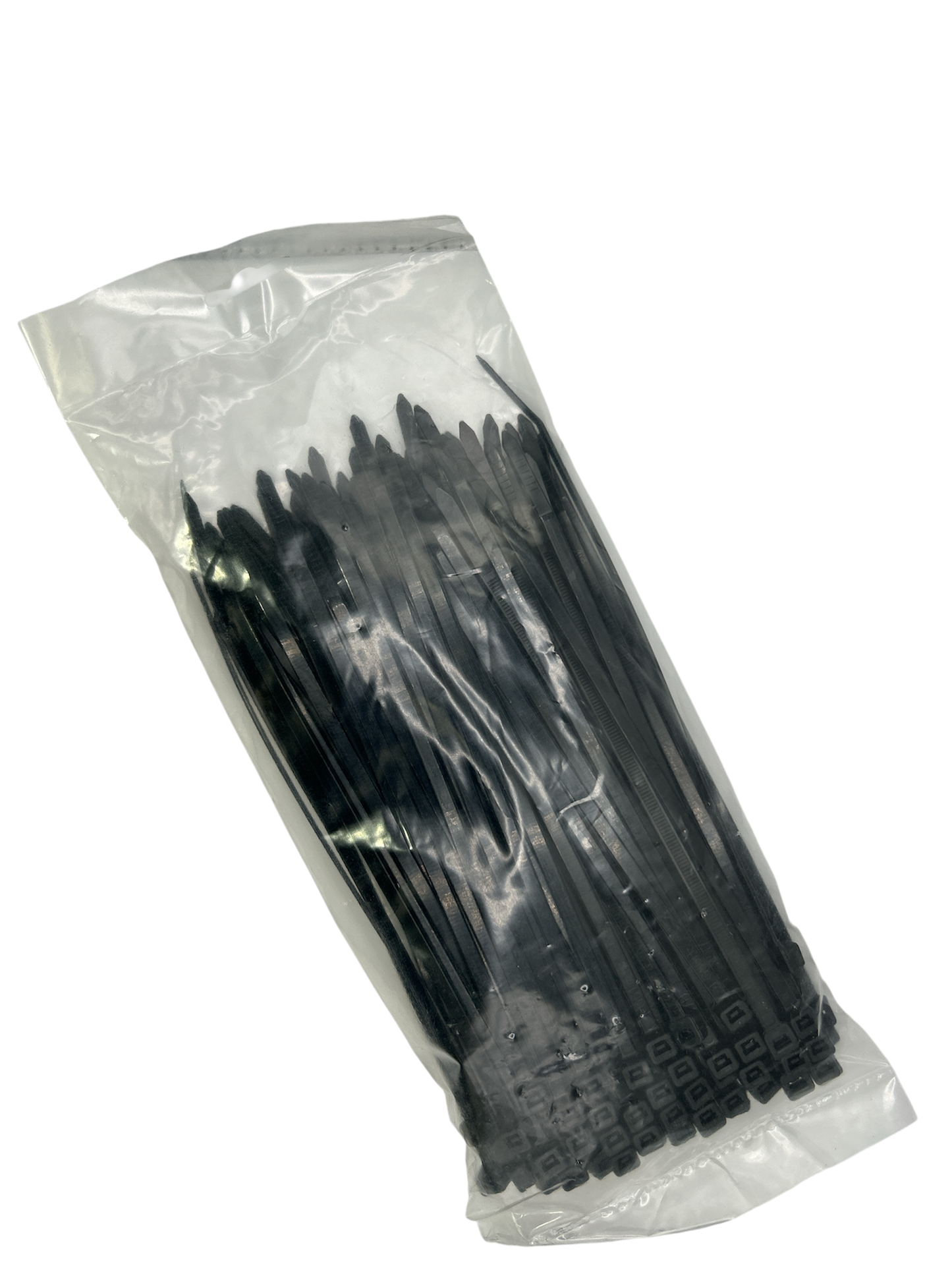 Cable Ties - Black - 4.8mm x 200mm Long - Pack of 100