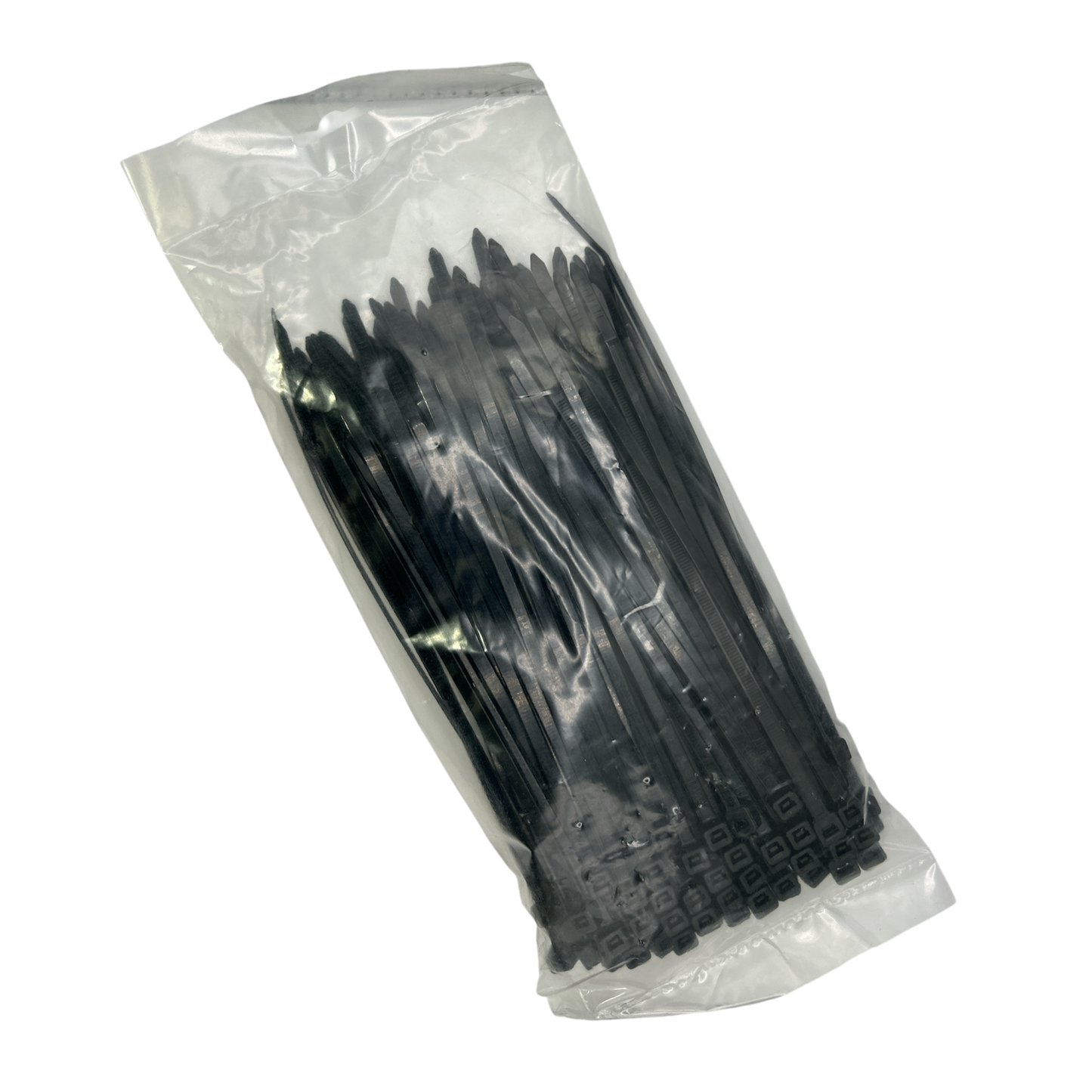 Cable Ties - Black - 4.8mm x 200mm Long - Pack of 100