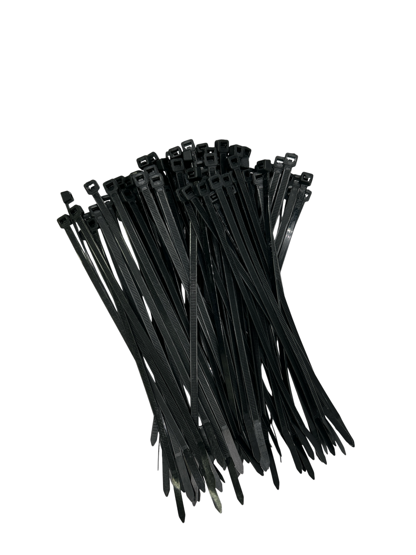 Cable Ties - Black - 4.8mm x 200mm Long - Pack of 100