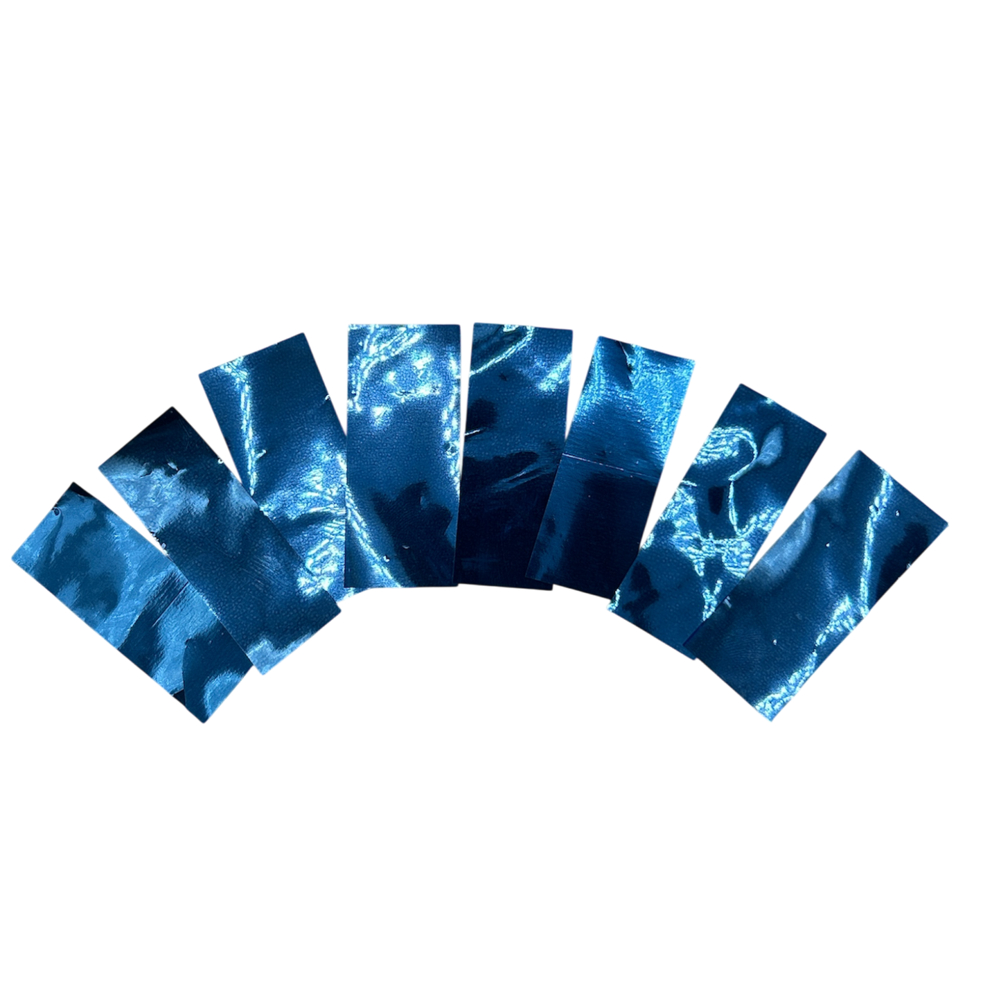 Mylar Flutter / Confetti - Flame Proof - 5cm x 1.5cm Rectangles - Light Blue - 1kg Bag