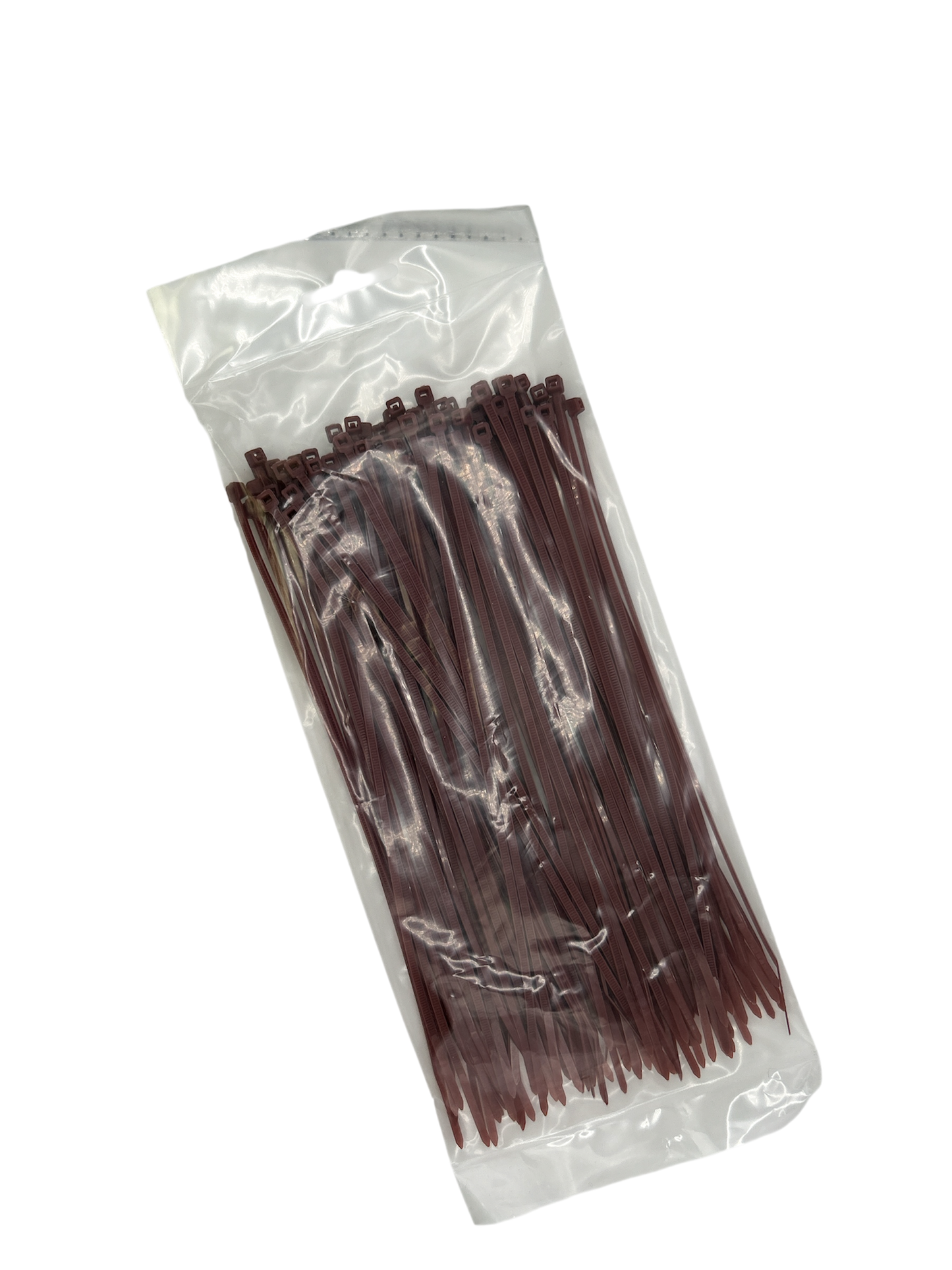Cable Ties - Maroon - 2.5mm x 200mm Long - Pack of 100