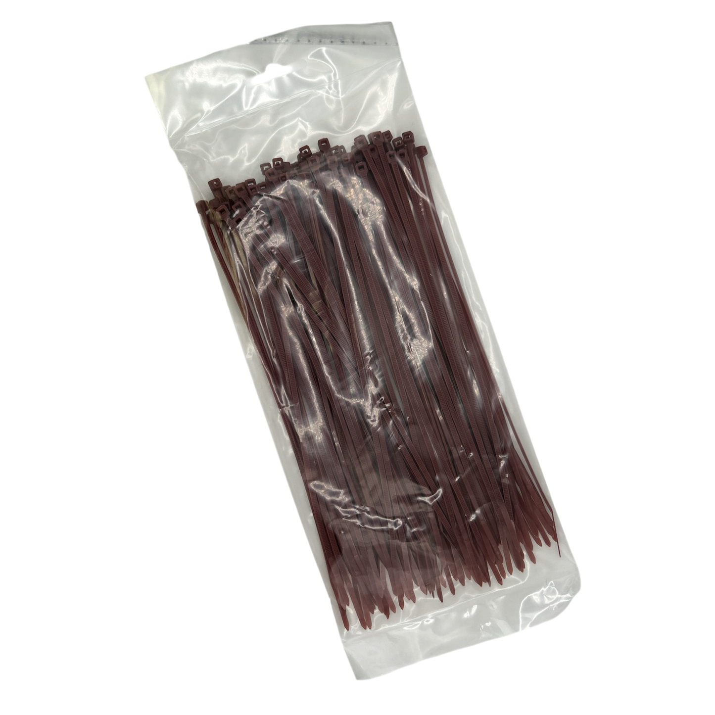 Cable Ties - Maroon - 2.5mm x 200mm Long - Pack of 100