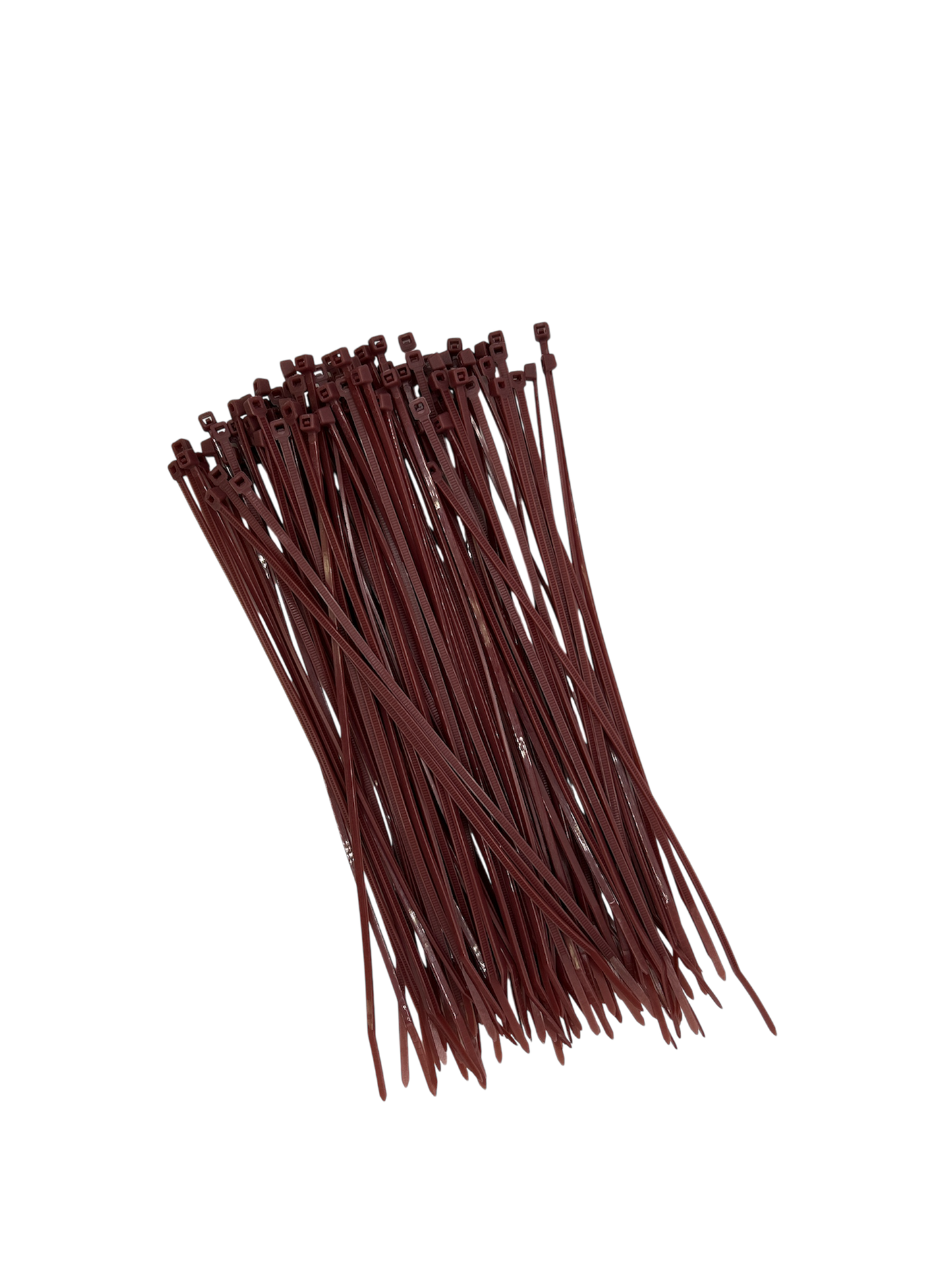 Cable Ties - Maroon - 2.5mm x 200mm Long - Pack of 100