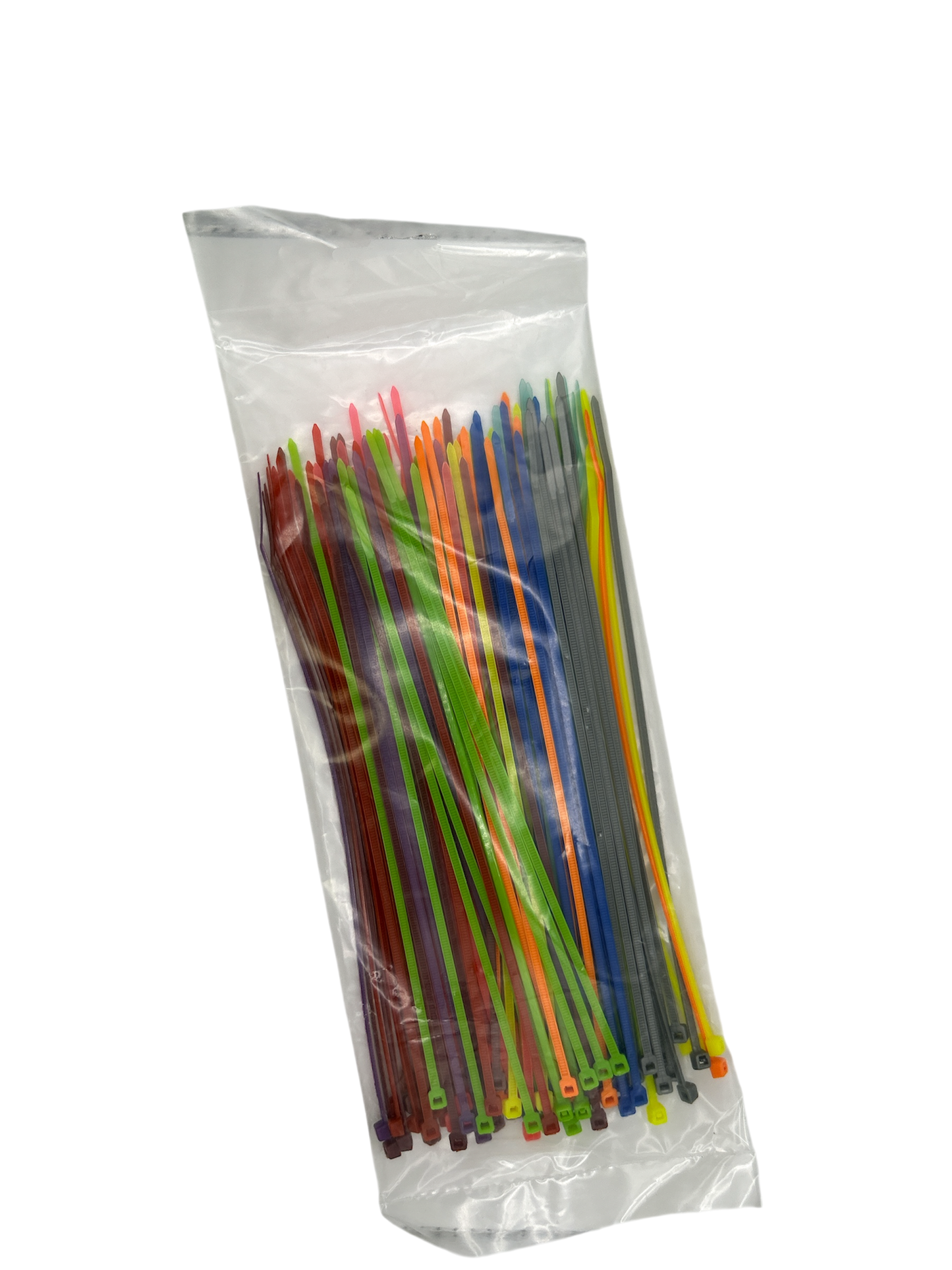 Cable Ties - Mix Colour - 2.5mm x 200mm Long - Pack of 100