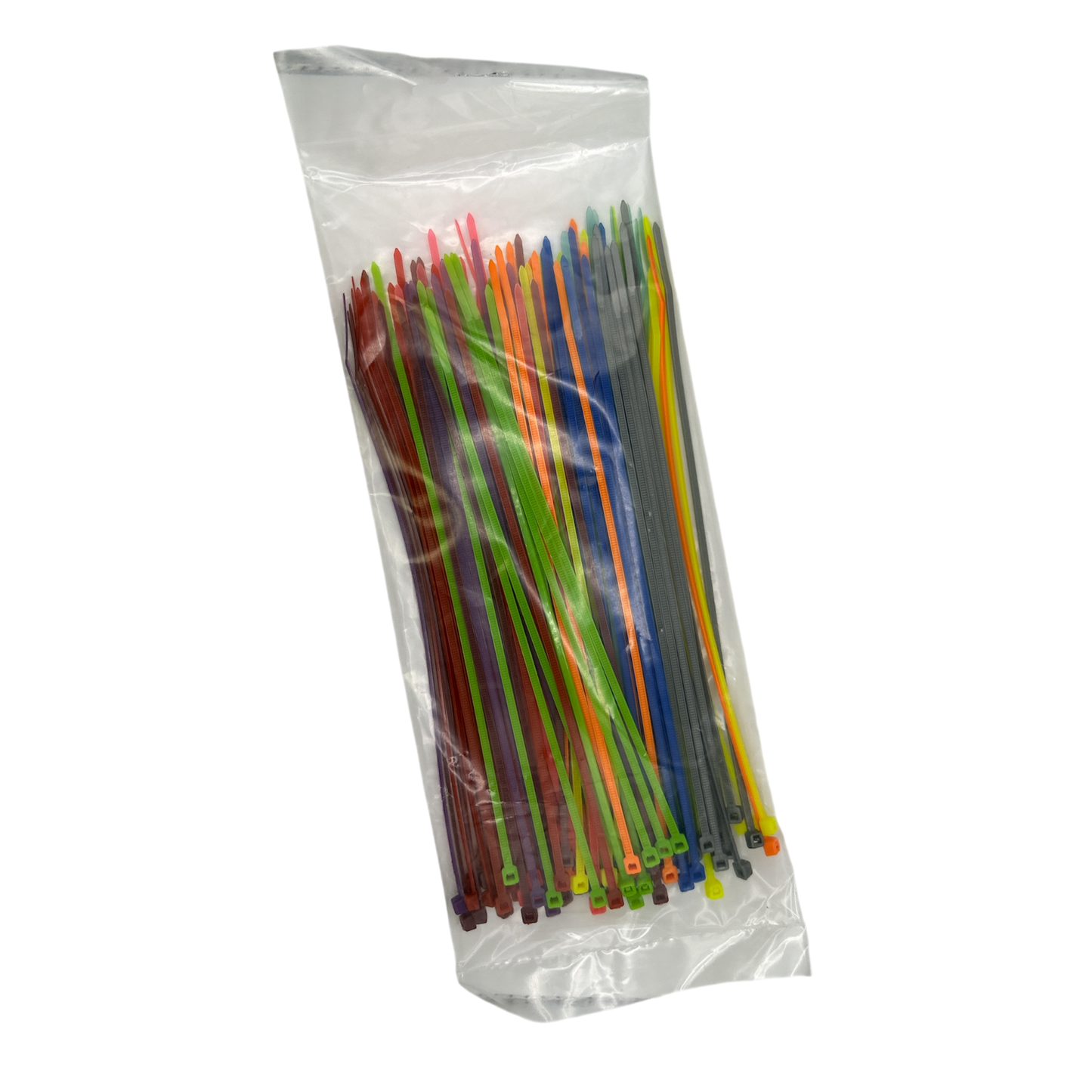 Cable Ties - Mix Colour - 2.5mm x 200mm Long - Pack of 100