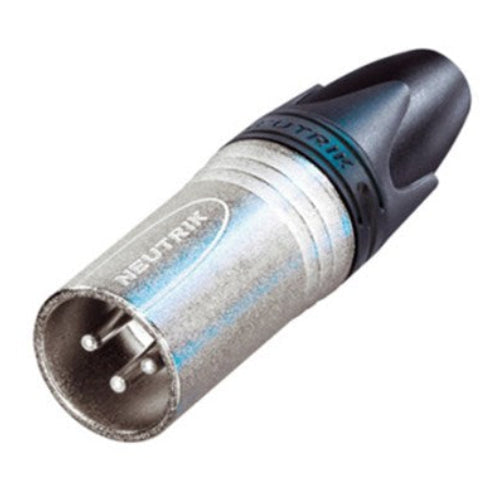Neutrik - NC3MXX - Male 3 Pin XLR connector (chrome body & silver contacts)
