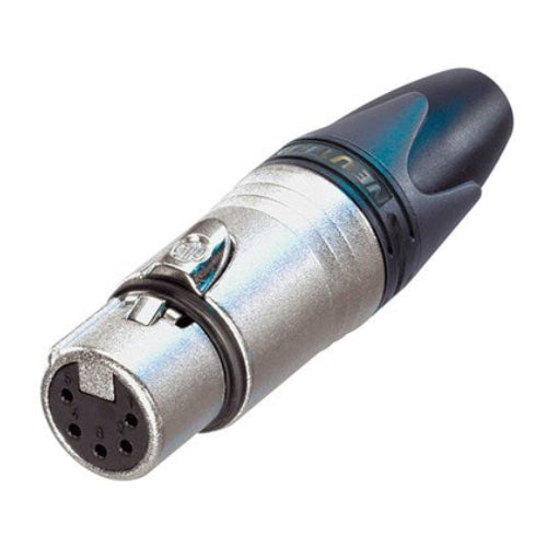 Neutrik - NC5FXX - Female 5 Pin XLR connector (silver body & silver contacts)