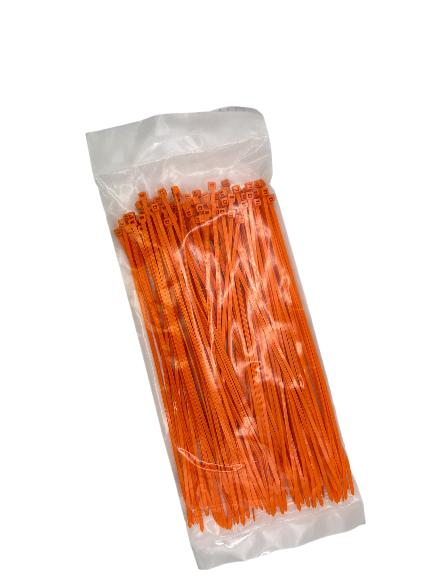 Cable Ties - Orange - 2.5mm x 200mm Long - Pack of 100