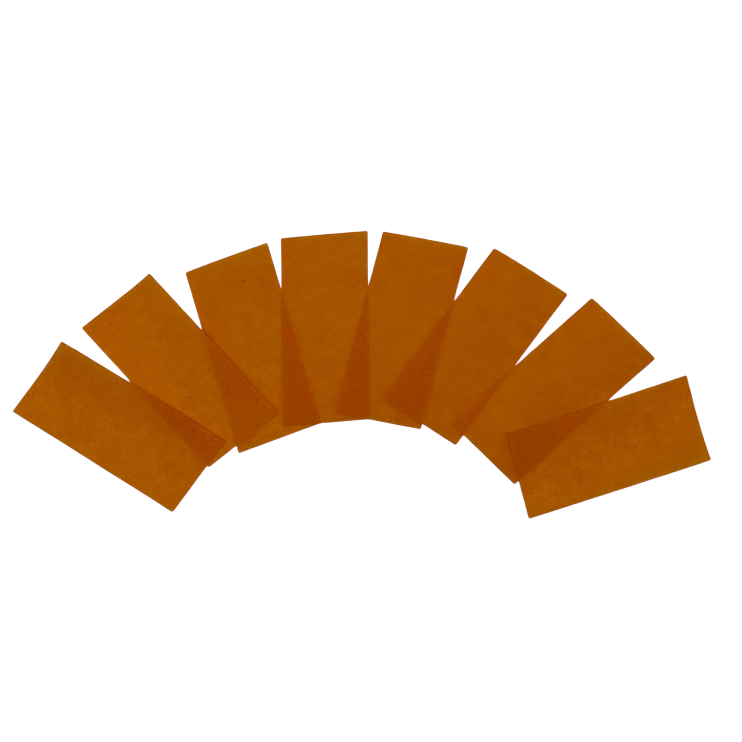 Flutter Paper - Flame Proof & Colourfast - 5cm x 1.5cm Rectangles - Orange - 1kg Bag