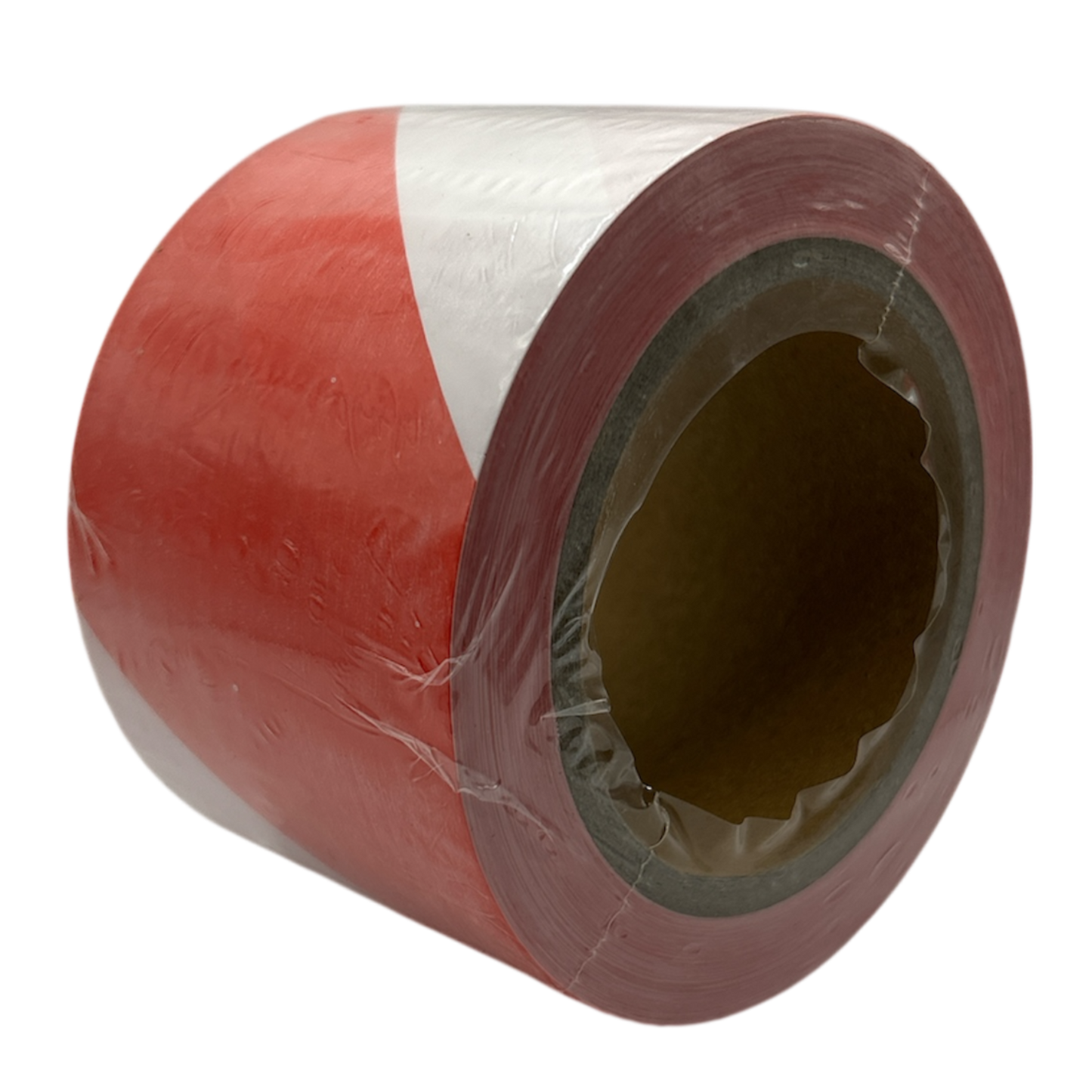 PE Barrier Tape - Red & White - 75mm x 100m