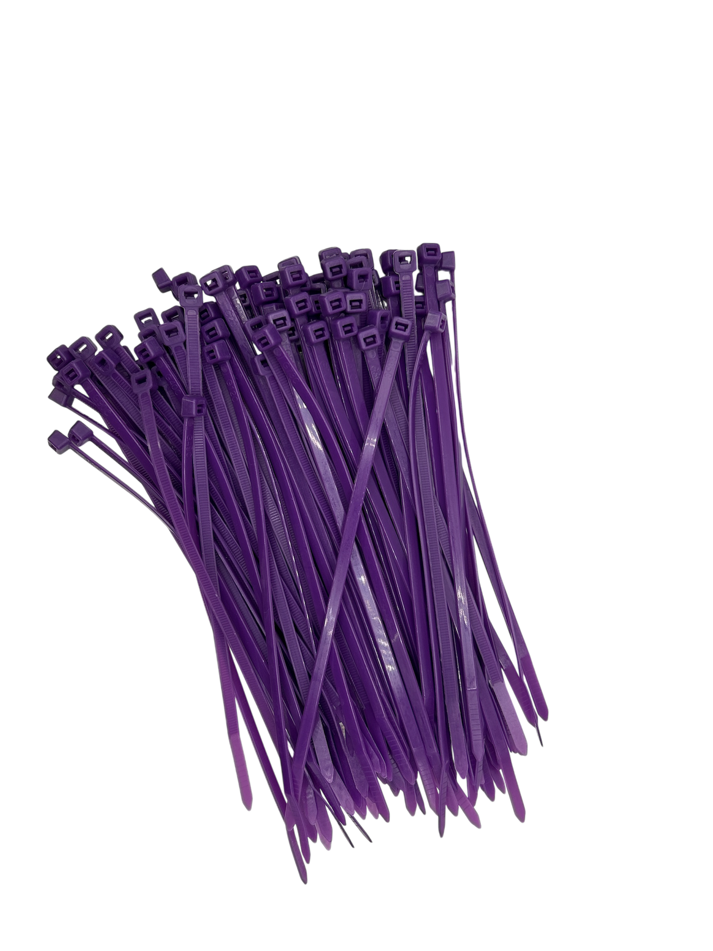 Cable Ties - Purple - 4.8mm x 200mm Long - Pack of 100