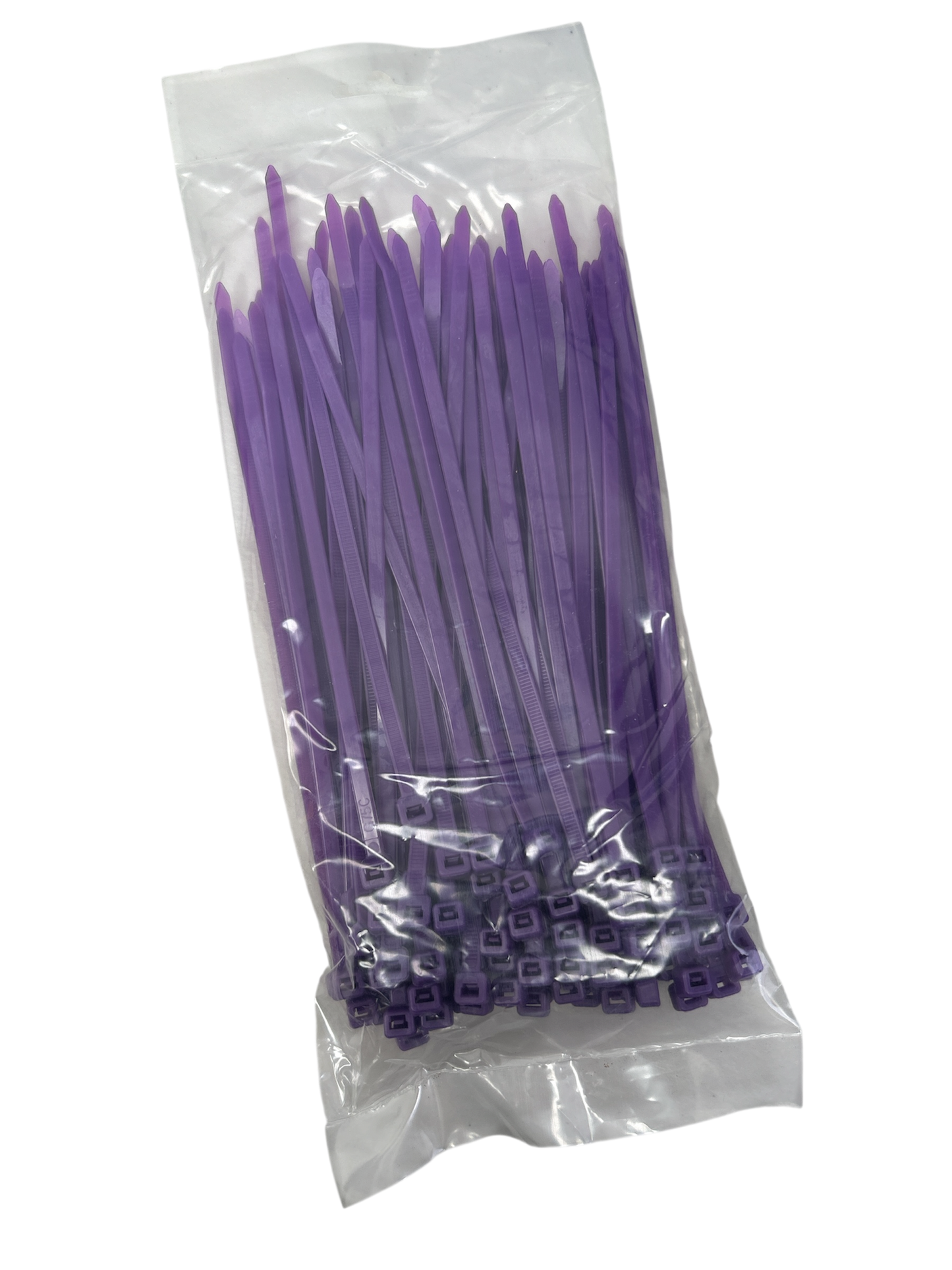 Cable Ties - Purple - 4.8mm x 200mm Long - Pack of 100