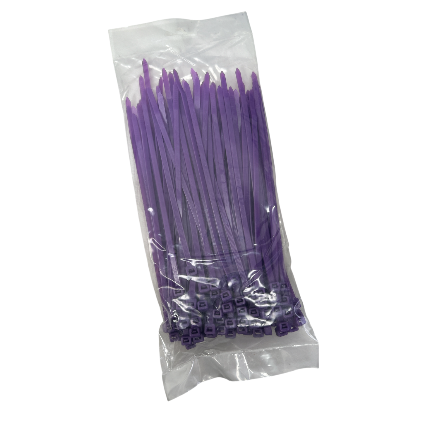 Cable Ties - Purple - 4.8mm x 200mm Long - Pack of 100