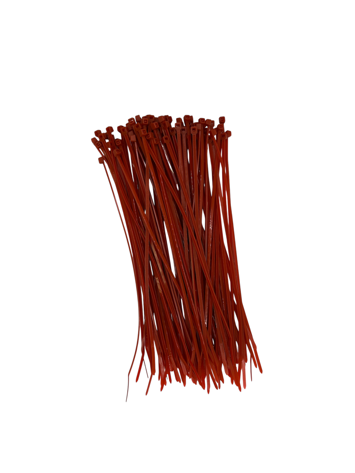 Cable Ties - Red - 2.5mm x 200mm Long - Pack of 100