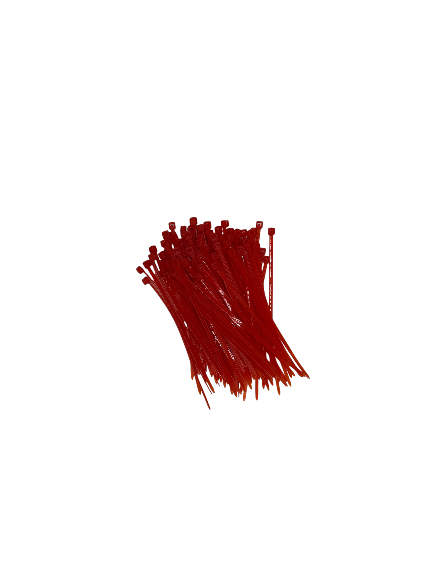 Cable Ties - Red -3mm x 100mm Long - Pack of 100