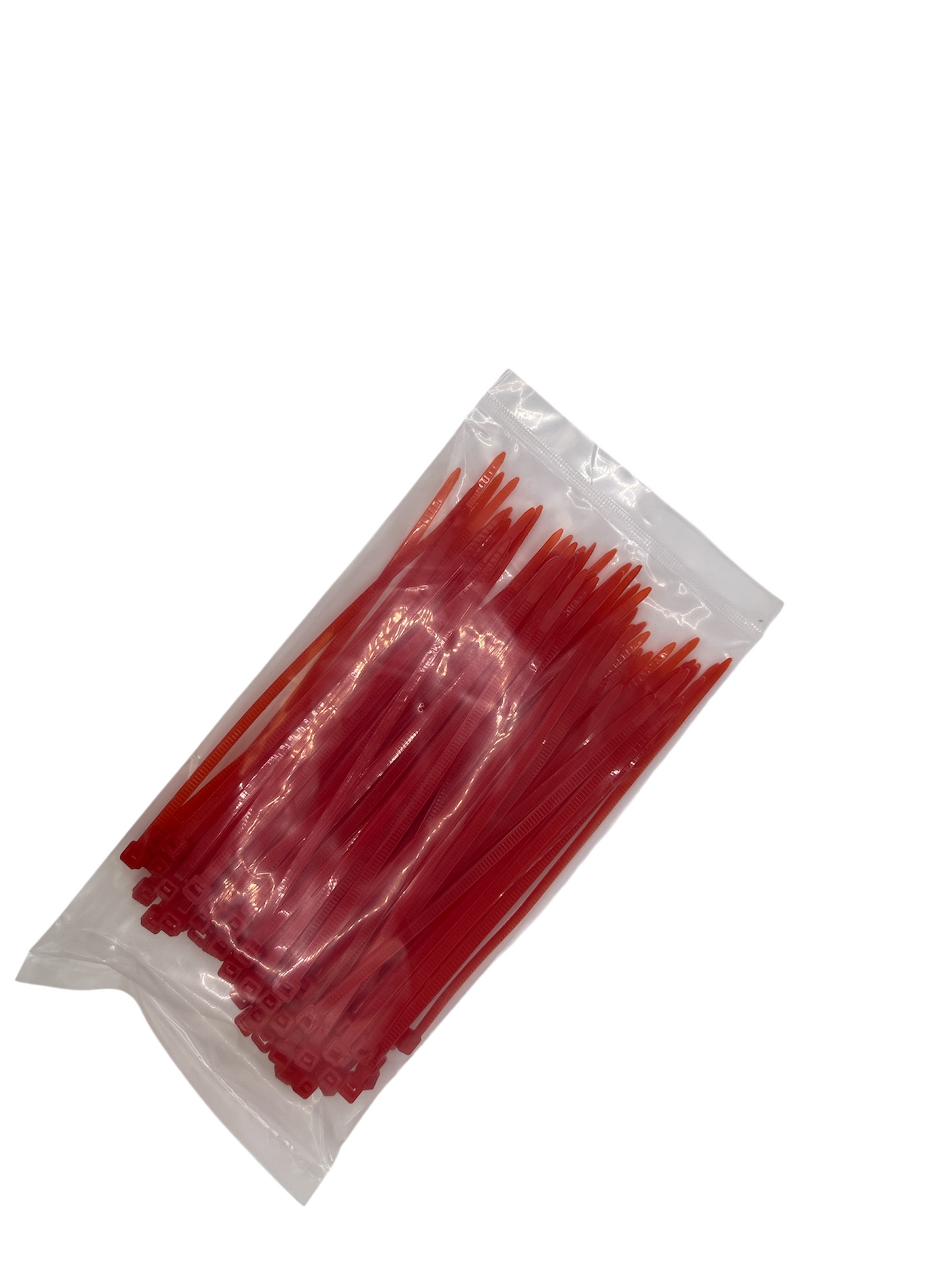 Cable Ties - Red -4mm x 150mm Long - Pack of 100