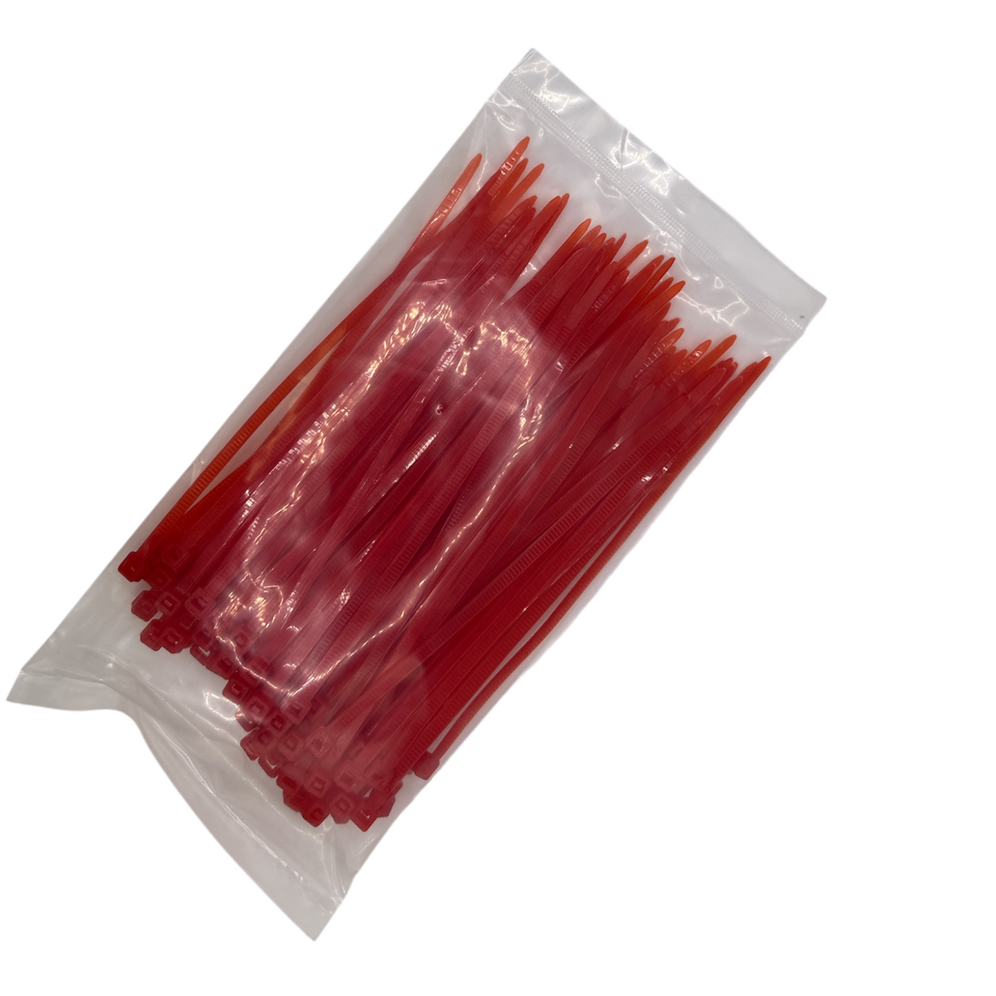 Cable Ties - Red -3.6mm x 150mm Long - Pack of 100