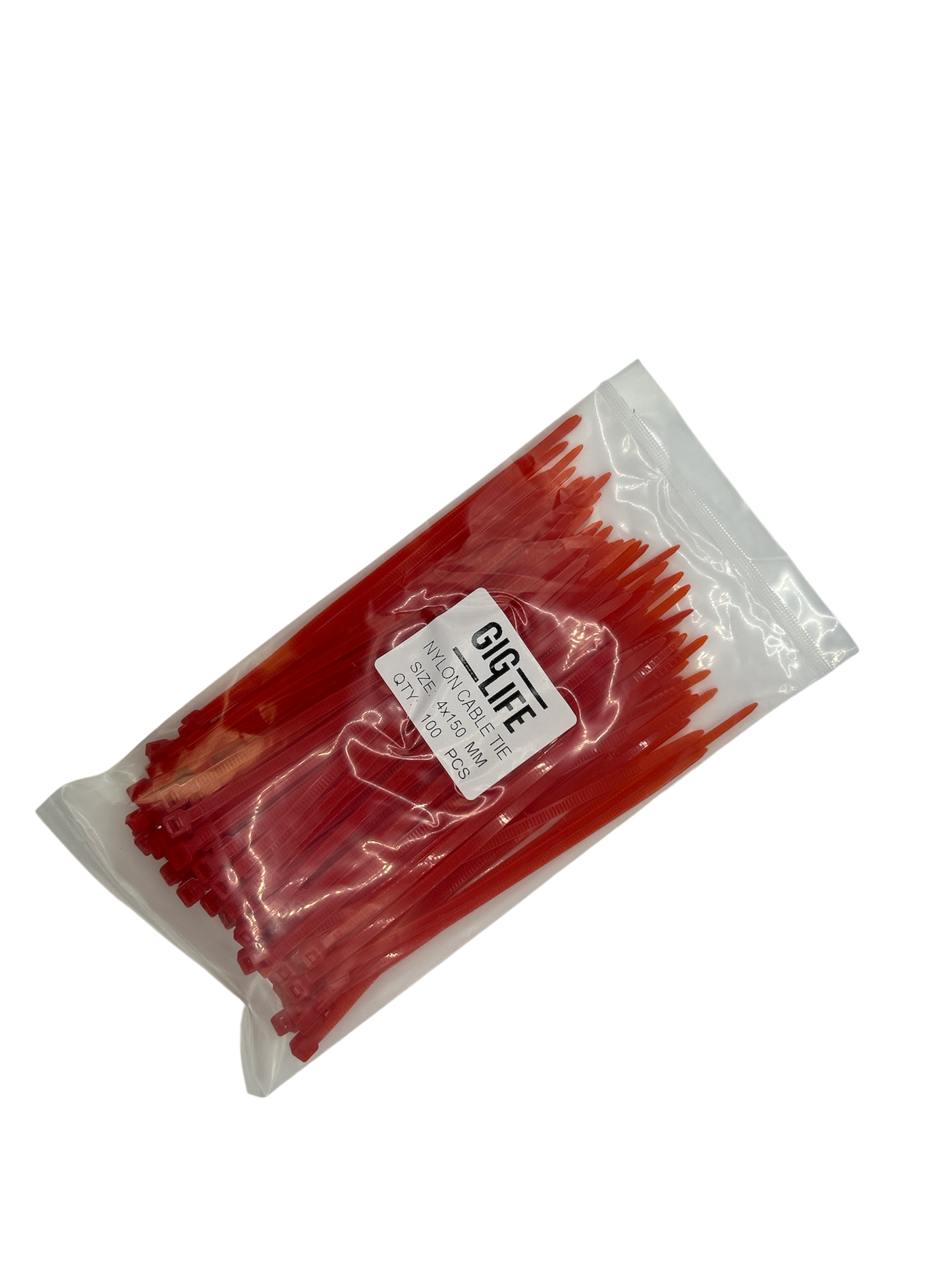 Cable Ties - Red -4mm x 150mm Long - Pack of 100