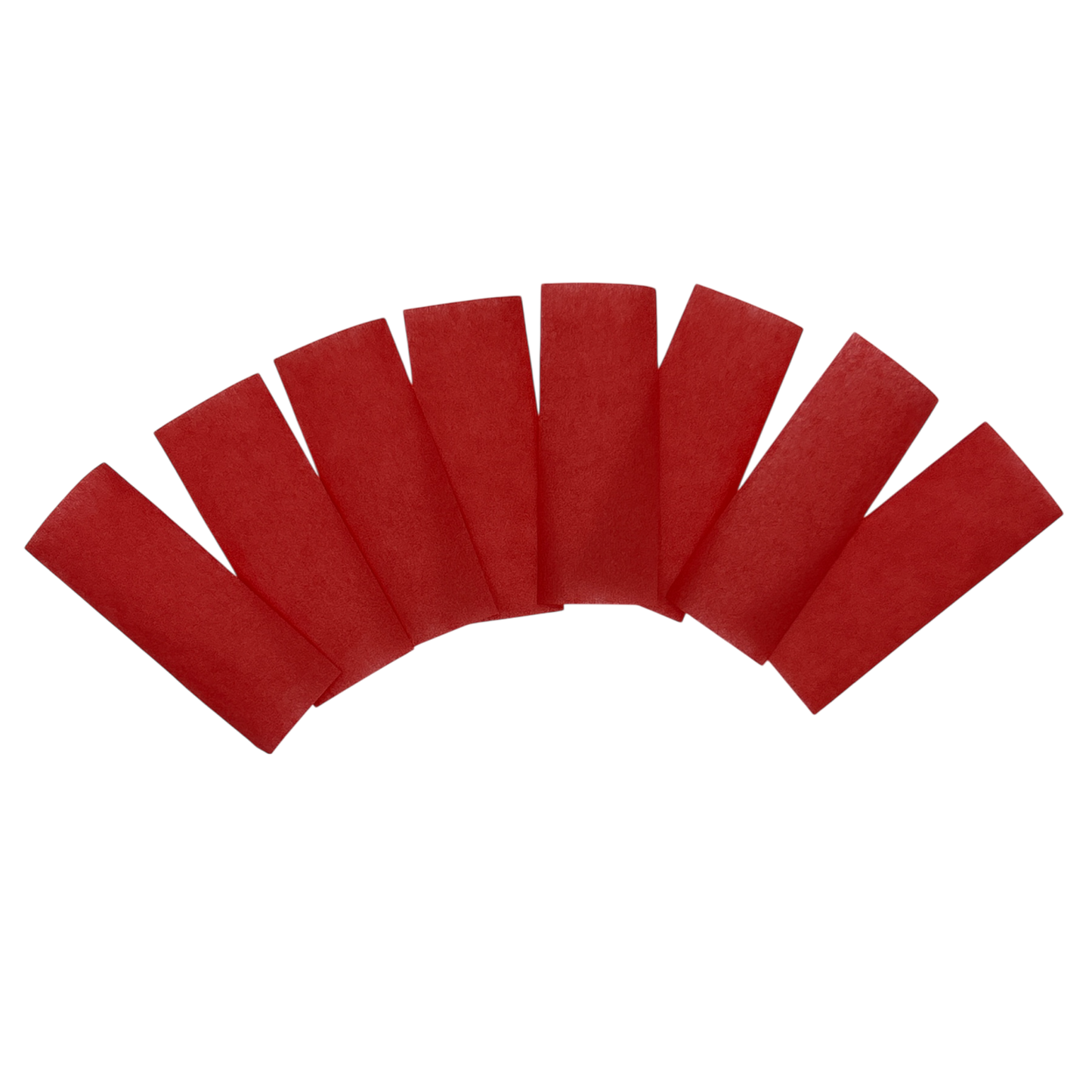 Flutter Paper - Flame Proof & Colourfast - 5cm x 1.5cm Rectangles - Red - 1kg Bag