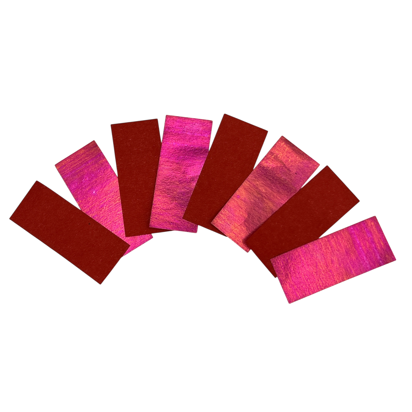 Ultra Shiny Flutter Paper - Flame Proof & Colourfast - 5cm x 2cm Rectangles - Red - 1kg Bag