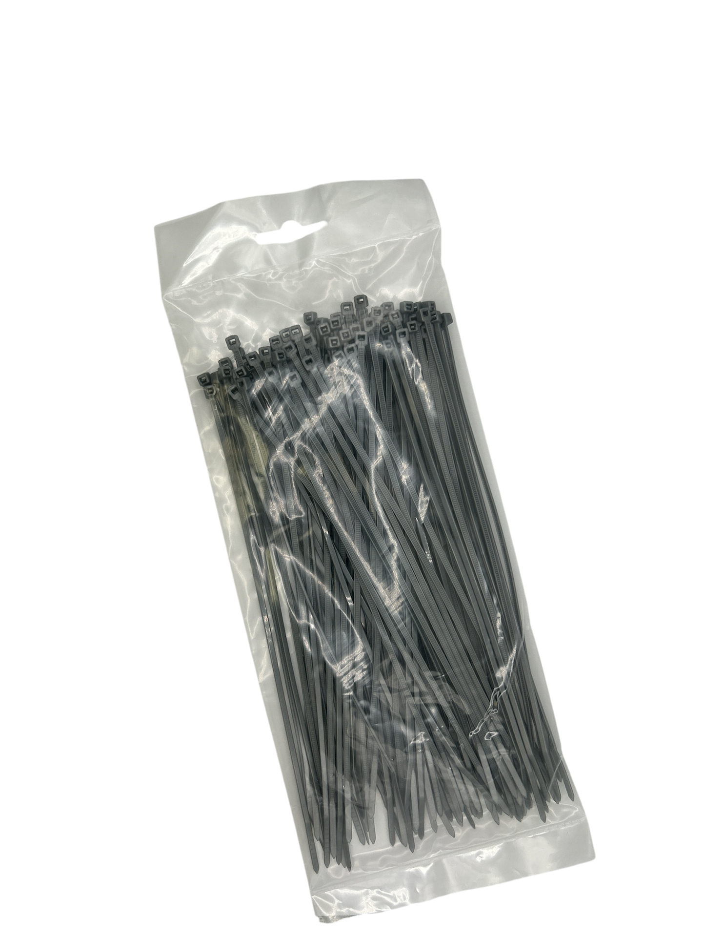 Cable Ties - Silver - 2.5mm x 200mm Long - Pack of 100