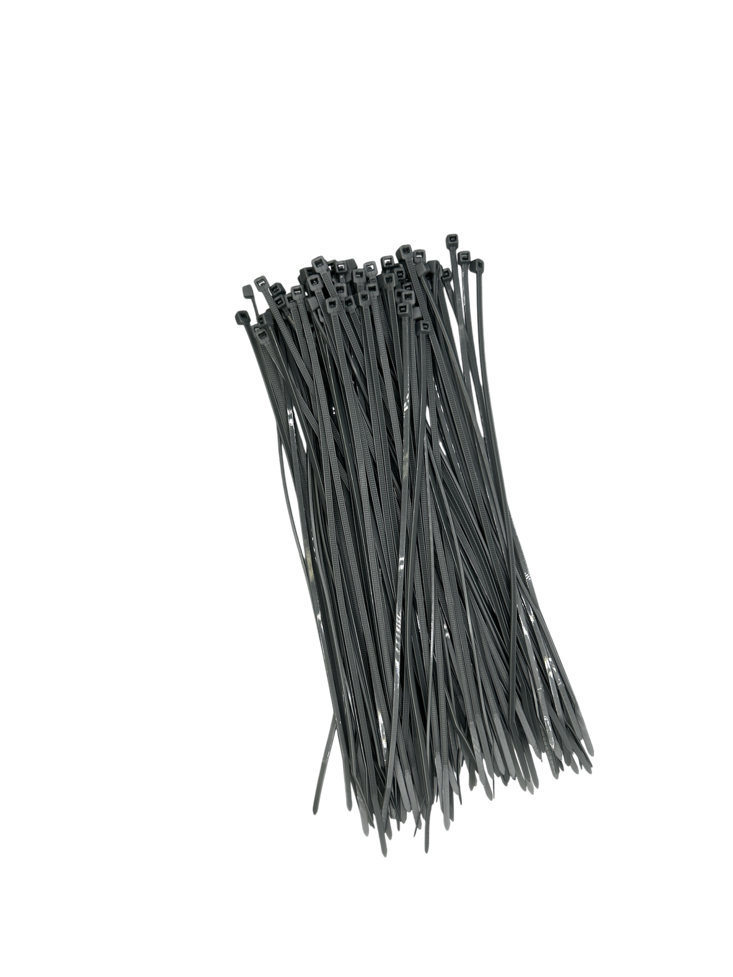 Cable Ties - Silver - 2.5mm x 200mm Long - Pack of 100