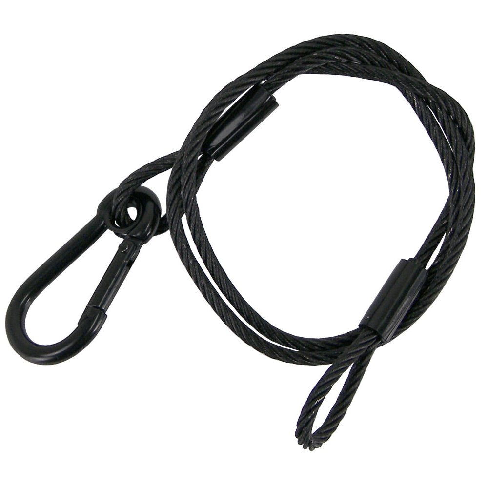 Event Lighting - SW4X800SSB - 4mm Stainless Steel Safety Wire - Black