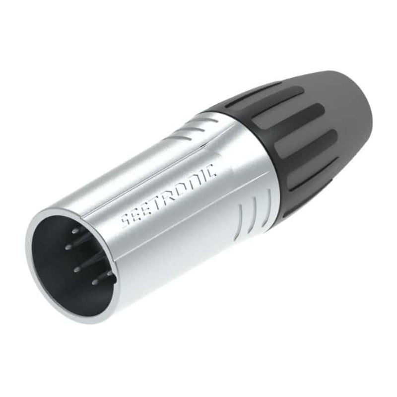 Seetronic - SCMM5 - Male 5 Pin XLR Connector (chrome body & silver contacts)