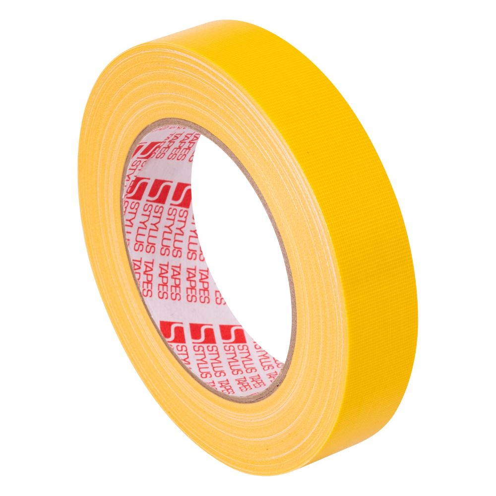Stylus 352 Mark Up Cloth Gaffer - Yellow - 24mm X 25m
