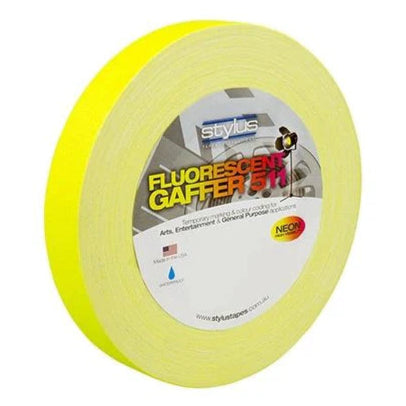 Stylus 511 Neon Gaffer - Yellow - 24mm X 45m