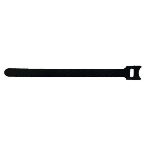 Velcro Tie - Black - 12mm x 300mm - Pack of 100