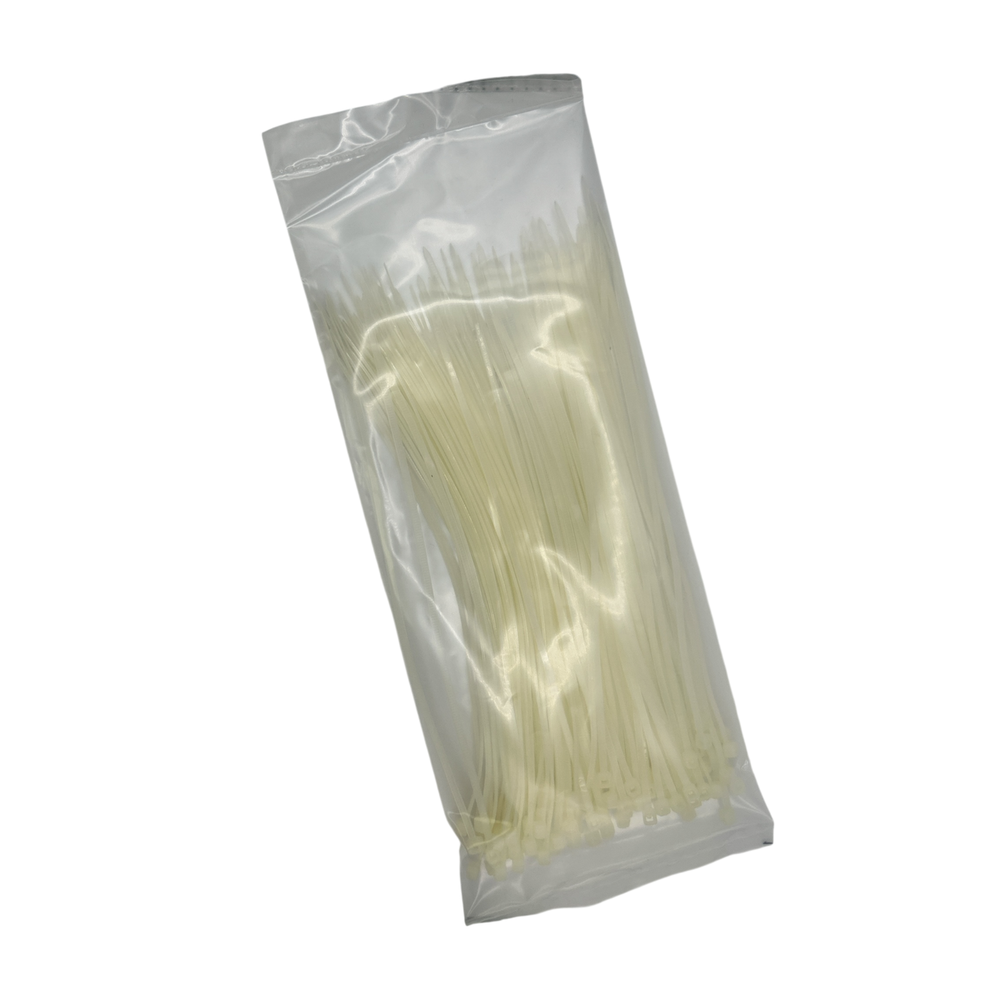 Cable Ties - White - 2.5mm x 200mm Long - Pack of 100